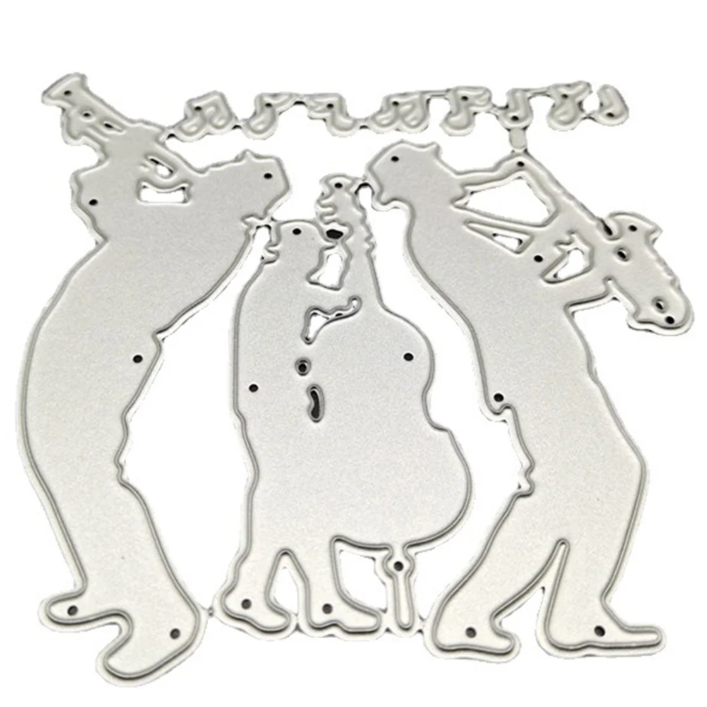 Scrapbooking Handmade Paper Cutting Die Music Notes Metal Cuts Die-cuts Embossed Embossing Band Dies Silver Instrument
Scrapbooking Handmade Paper Cutting Die Music Notes Metal Cuts Die-cuts Embossed Embossing Band Dies Silver Instrument