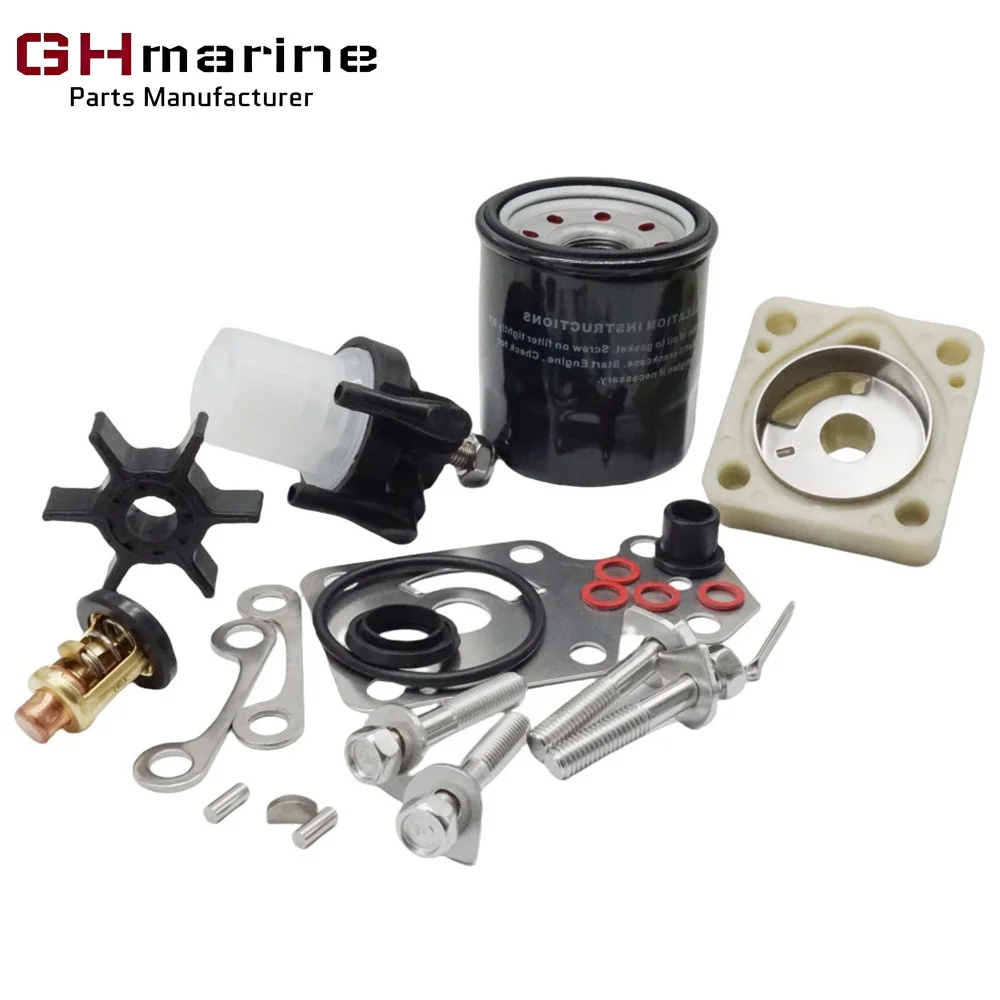 Outboard Marine Maintenance Kit For Yamaha 4-Stroke MTSK-F15C 15HP F15C (2007+) 6AH-W0078-01 OIL Fliter 5GH-13440-60 63V-44328-
Outboard Marine Maintenance Kit For Yamaha 4-Stroke MTSK-F15C 15HP F15C (2007+) 6AH-W0078-01 OIL Fliter 5GH-13440-60 63V-44328-