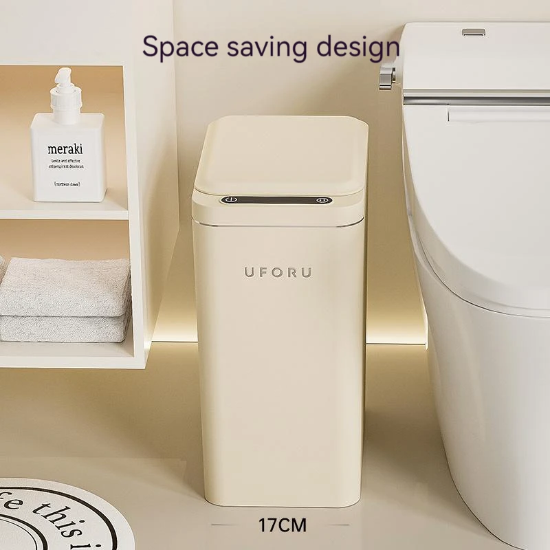 Intelligent Induction Garbage Bin In The Bathroom Home Use High Beauty Kitchen Toilet With Cove Waterproof Seam Garbage Bin
Intelligent Induction Garbage Bin In The Bathroom Home Use High Beauty Kitchen Toilet With Cove Waterproof Seam Garbage Bin