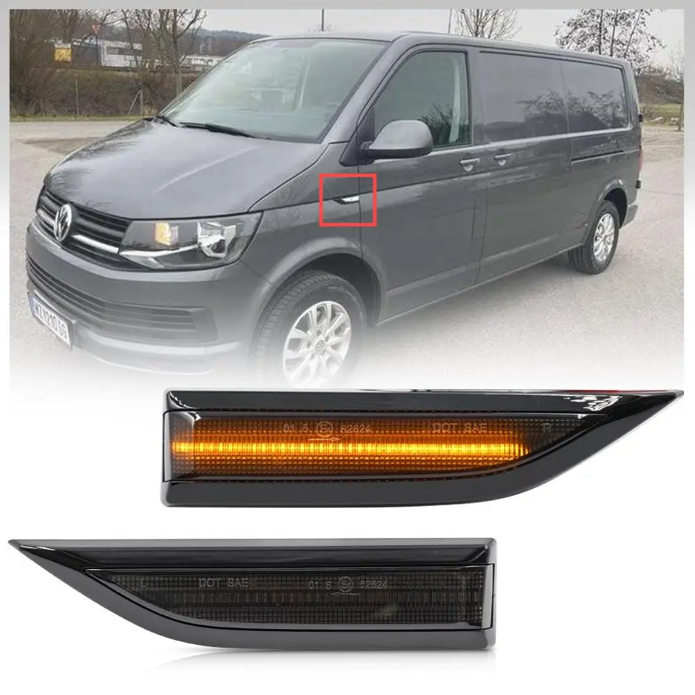 2PCS LED Sequential Side Marker light Indicators Blinker Lights For VW transporter T6 2015 2016 2017 2018 2019 Turn Signal Lamp
2PCS LED Sequential Side Marker light Indicators Blinker Lights For VW transporter T6 2015 2016 2017 2018 2019 Turn Signal Lamp