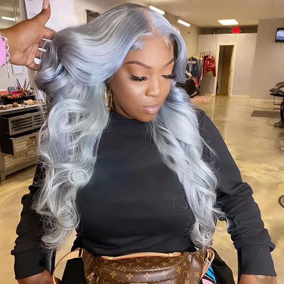 Transparent HD Lace Frontal Wigs Grey Body Wave 13x4 Brazilian Colored Human Hair Wig For Women Wear And Go Pre Plucked
Transparent HD Lace Frontal Wigs Grey Body Wave 13x4 Brazilian Colored Human Hair Wig For Women Wear And Go Pre Plucked