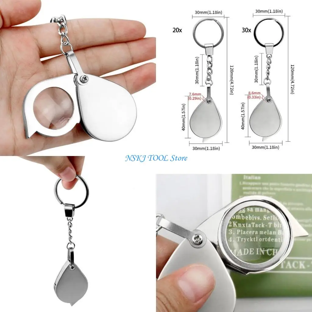 L8RC Small 20X Glass Keyring Durability Optical Lens for Elderly Aid
L8RC Small 20X Glass Keyring Durability Optical Lens for Elderly Aid