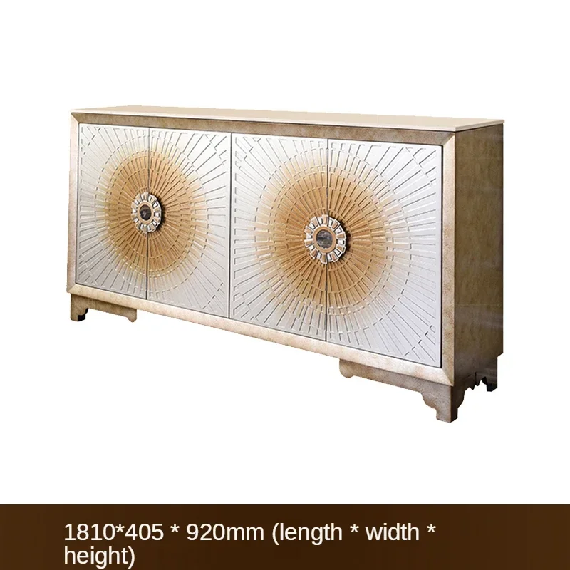 New Classical High-End Sideboard Cabinet Four-Door Wine Cabinet Partition Entrance Cabinet Villa Marble Wine
New Classical High-End Sideboard Cabinet Four-Door Wine Cabinet Partition Entrance Cabinet Villa Marble Wine