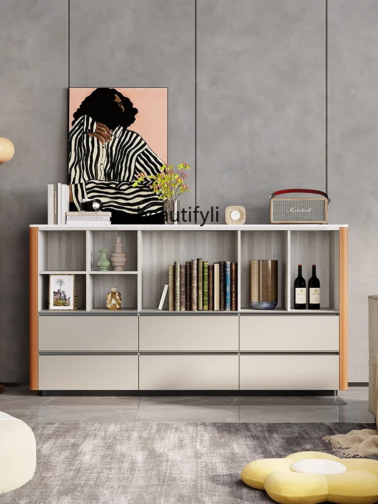 A44 Light Luxury TV Cabinet Saddle Leather Living Room Small Apartment High Cabinet Storage Chest of Drawers TV Cabinet
A44 Light Luxury TV Cabinet Saddle Leather Living Room Small Apartment High Cabinet Storage Chest of Drawers TV Cabinet