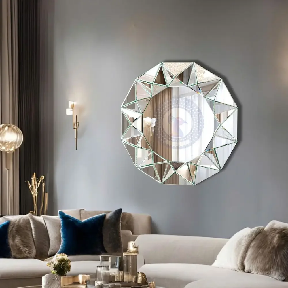 QUEEN BEE NAV2023 Modern Art Deco Style Wall-Mounted Artistic Mirror Decor for Living Room Home Wall
QUEEN BEE NAV2023 Modern Art Deco Style Wall-Mounted Artistic Mirror Decor for Living Room Home Wall