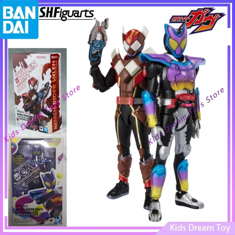 Original Bandai InStock S.H.Figuarts KAMEN RIDER GAVV POPPINGUMMY FORM&KAMEN RIDER VALEN CHOCODON FORM Anime Action Figures Toys
Original Bandai InStock S.H.Figuarts KAMEN RIDER GAVV POPPINGUMMY FORM&KAMEN RIDER VALEN CHOCODON FORM Anime Action Figures Toys
