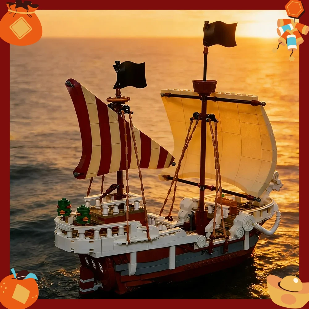 Moc shop Sets one Modle Gifts 1367pcs Figure Merry Luffy Boat Building Blocks Toys for Children Birthdays Christmas Gifts
Moc shop Sets one Modle Gifts 1367pcs Figure Merry Luffy Boat Building Blocks Toys for Children Birthdays Christmas Gifts