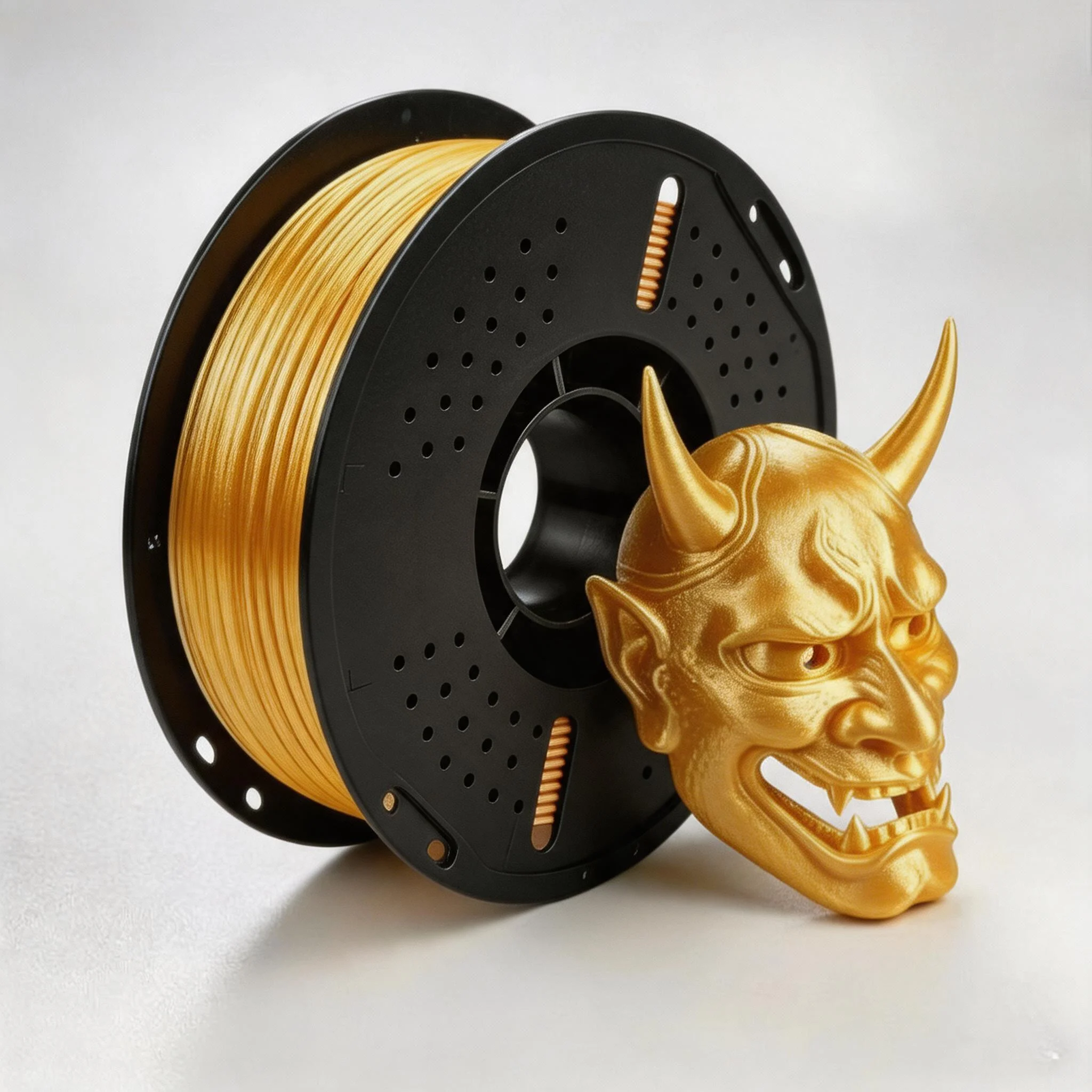 Silk Gold、Silver PLA Filament 1.75mm 3D Printing 1kg Spool Shiny Metallic 3D Printer Material Golden Shine
Silk Gold、Silver PLA Filament 1.75mm 3D Printing 1kg Spool Shiny Metallic 3D Printer Material Golden Shine