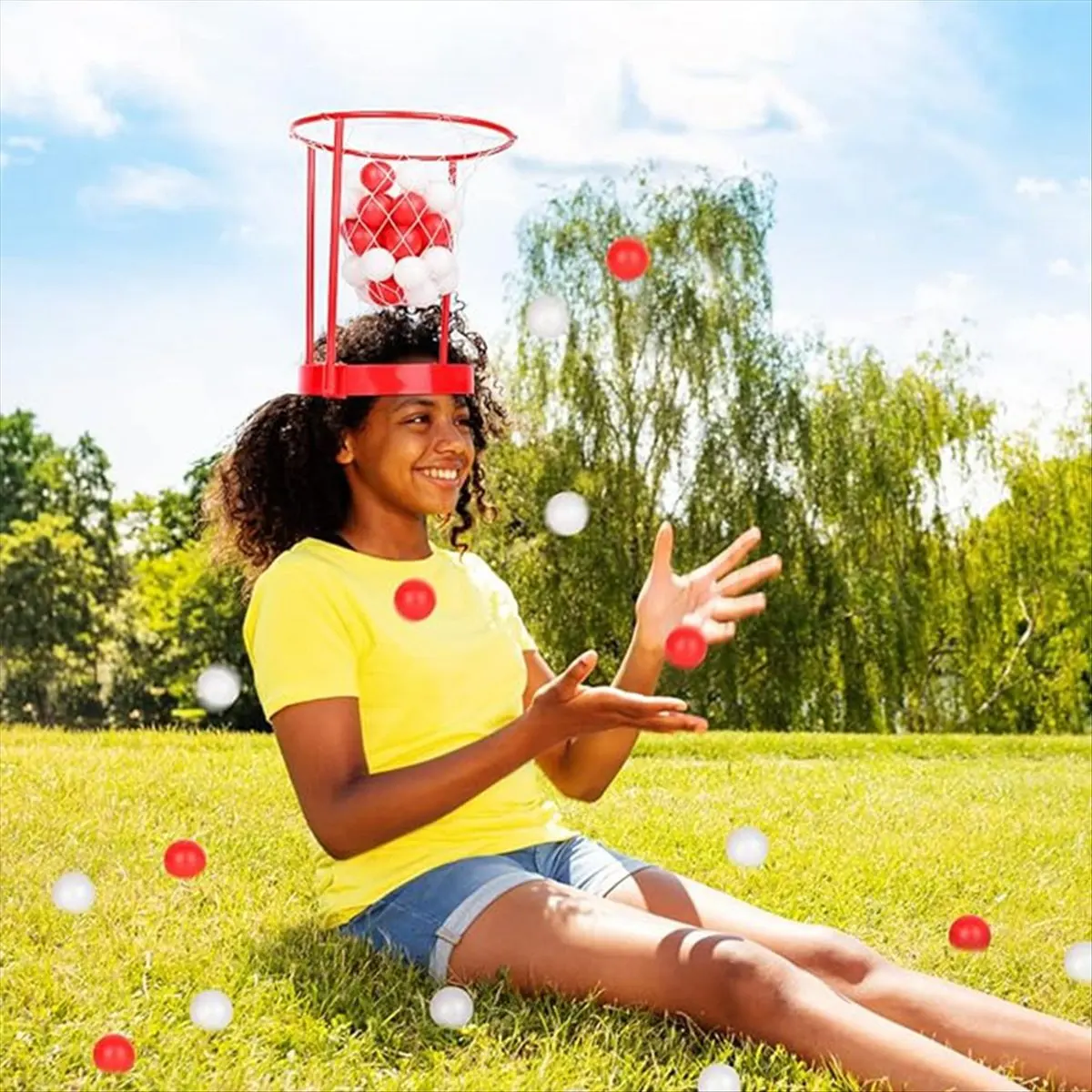 ABJV Overhead Basketball Outdoor and Indoor Party Props Throwing Stress Relief Toys
ABJV Overhead Basketball Outdoor and Indoor Party Props Throwing Stress Relief Toys