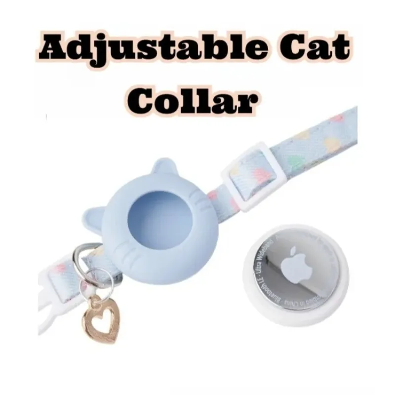Adjustable Cat Collar AirTag Holder Anti Lost Tracker Pets Kitten Safety Breakaway Elastic Neckband GPS Free Positioning Device
Adjustable Cat Collar AirTag Holder Anti Lost Tracker Pets Kitten Safety Breakaway Elastic Neckband GPS Free Positioning Device