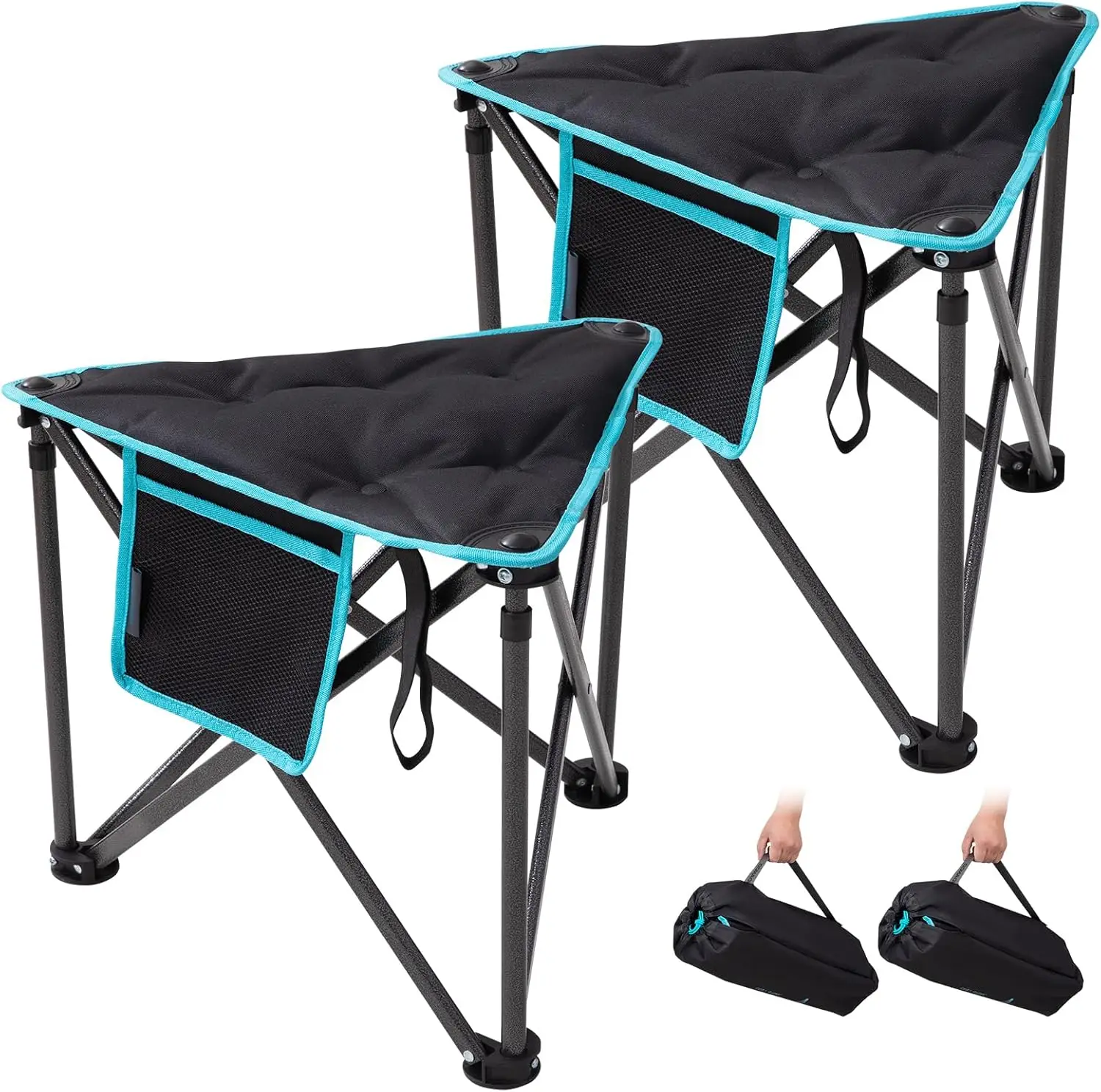 Lightweight Portable Folding Tripod Stool, 2 Pack with Thick Padded Seat and Carry Bag for Outdoor Camping Hiking Travel
Lightweight Portable Folding Tripod Stool, 2 Pack with Thick Padded Seat and Carry Bag for Outdoor Camping Hiking Travel
