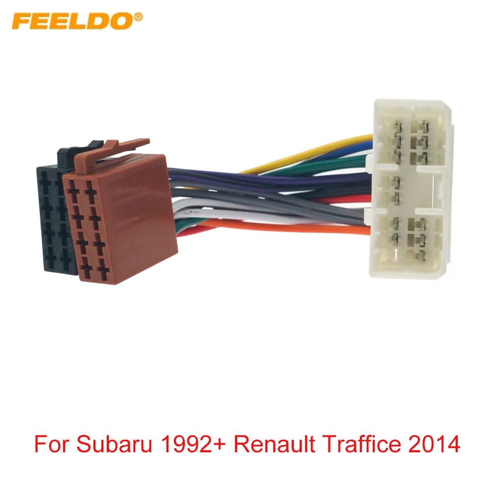 FEELDO Car CD Radio Audio ISO Wiring Harness Adapter for Subaru 1992+ Renault Traffice 2014+ Auto ISO Head Units Wire Cable
FEELDO Car CD Radio Audio ISO Wiring Harness Adapter for Subaru 1992+ Renault Traffice 2014+ Auto ISO Head Units Wire Cable