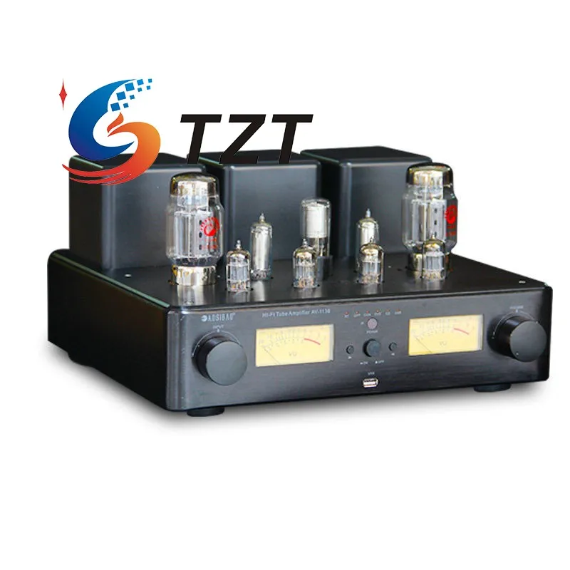 TZT AV1138 HiFi Pure Electronic Tube Amplifier 2xKT88 Lossless Bluetooth USB Flash Drive Vacuum Tube Amplifier for Audio Enthusi
TZT AV1138 HiFi Pure Electronic Tube Amplifier 2xKT88 Lossless Bluetooth USB Flash Drive Vacuum Tube Amplifier for Audio Enthusi