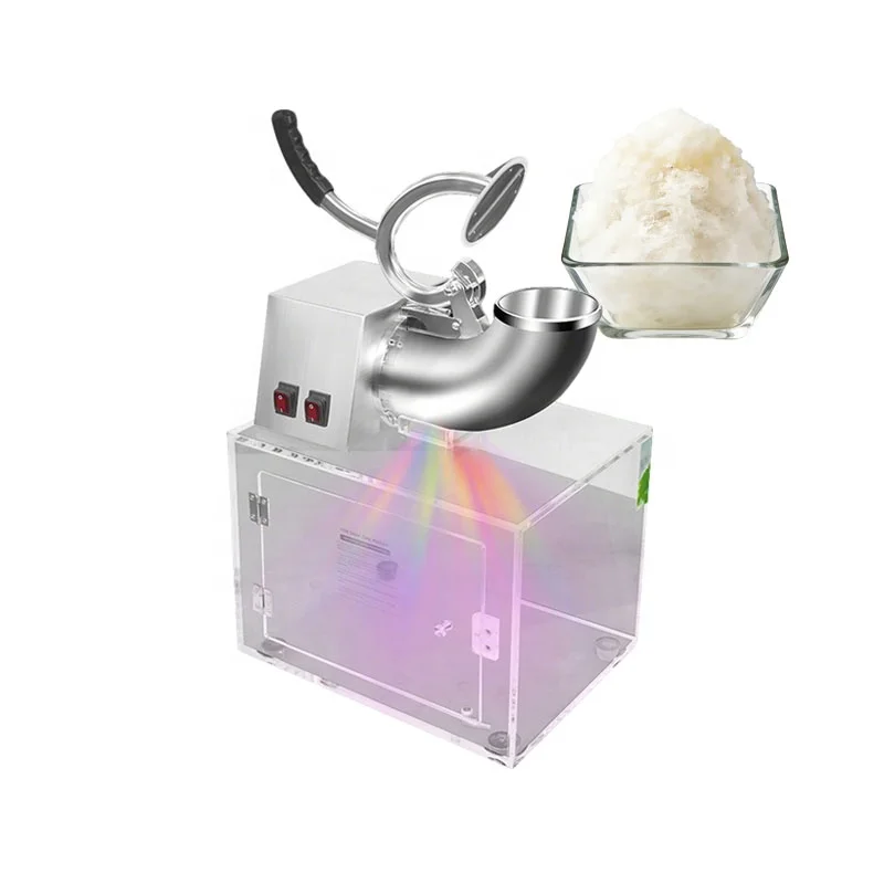 Hot Trends Tabletop Built-in Lights Electric Acrylic Small Ice Crusher for Snow Cone and Smoothie
Hot Trends Tabletop Built-in Lights Electric Acrylic Small Ice Crusher for Snow Cone and Smoothie