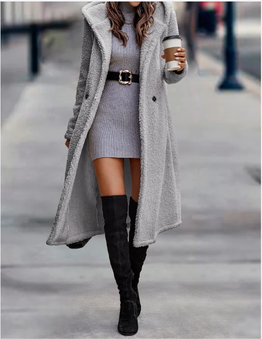 Winter Long Oversized Shaggy Warm Thick Fluffy Faux Fur Coat Women Sashes Lapel Stylish Luxury Korean Fashion 2025
Winter Long Oversized Shaggy Warm Thick Fluffy Faux Fur Coat Women Sashes Lapel Stylish Luxury Korean Fashion 2025