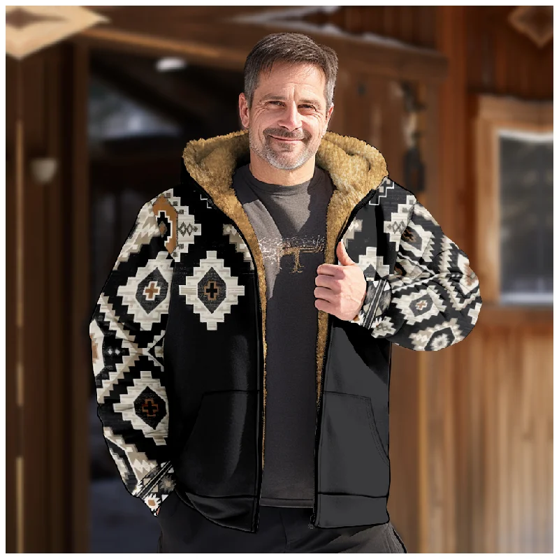 New Totem Italian Cotton Coat Hooded Sweater Casual Print Long Sleeve Zipper Sweater Thick Cotton Coat Autumn and Winter a40
New Totem Italian Cotton Coat Hooded Sweater Casual Print Long Sleeve Zipper Sweater Thick Cotton Coat Autumn and Winter a40