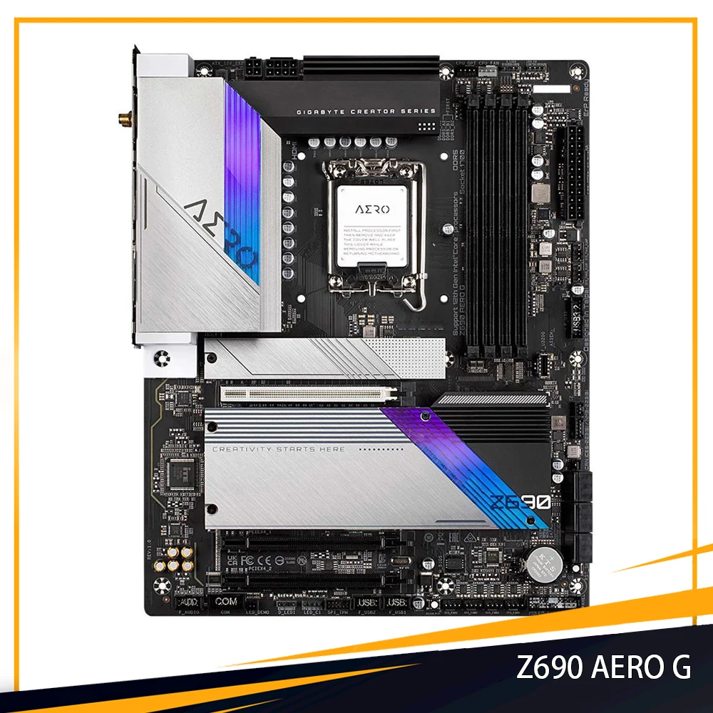 Z690 AERO G For Gigabyte LGA1700 DDR5 128GB ATX Supports 12th Gen Core Pentium Gold Celeron Processors Motherboard High Quality
Z690 AERO G For Gigabyte LGA1700 DDR5 128GB ATX Supports 12th Gen Core Pentium Gold Celeron Processors Motherboard High Quality