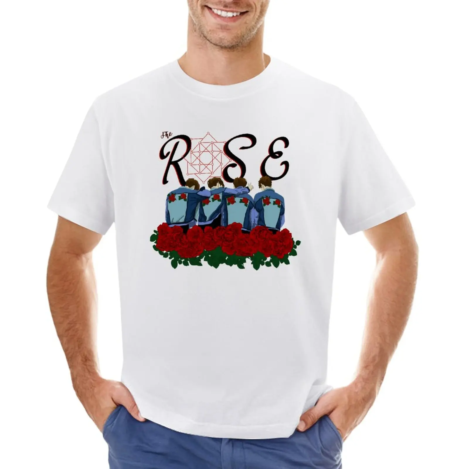 THE ROSE Vintage Illustration T-Shirt anime clothes graphics Blouse sports fans sweat shirts, men
THE ROSE Vintage Illustration T-Shirt anime clothes graphics Blouse sports fans sweat shirts, men