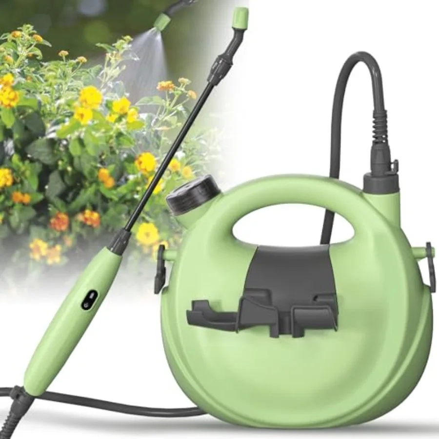 Garden Sprayer Battery Powered Sprayer Electric Sprayers in Lawn and Garden with Adjustable Nozzle 1.35 Gallon/5 L
Garden Sprayer Battery Powered Sprayer Electric Sprayers in Lawn and Garden with Adjustable Nozzle 1.35 Gallon/5 L