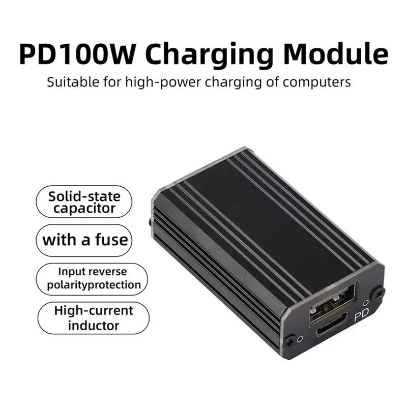 PD100W DC9V-24V Step-Down Fast Charging Module-Car With Solid-State Capacitors, Supports PD High-Power Charging
PD100W DC9V-24V Step-Down Fast Charging Module-Car With Solid-State Capacitors, Supports PD High-Power Charging