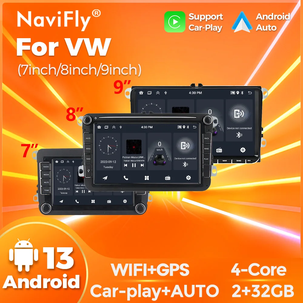 Navifly Android Car Radio For VW Volkswagen Passat B7 B6 Golf Touran Polo Tiguan Jetta Multimedia GPS Carplay Auto 2Din Stereo
Navifly Android Car Radio For VW Volkswagen Passat B7 B6 Golf Touran Polo Tiguan Jetta Multimedia GPS Carplay Auto 2Din Stereo