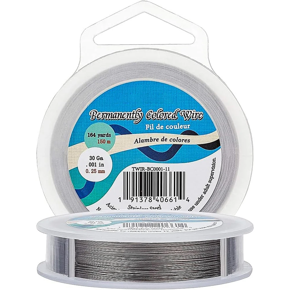 7 Strands Bead String Wire (0.25MM 490FT) Nylon Coated Stainless Steel Beading Wire for Necklace Bracelet Making
7 Strands Bead String Wire (0.25MM 490FT) Nylon Coated Stainless Steel Beading Wire for Necklace Bracelet Making