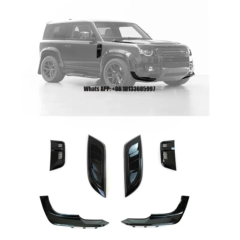 Car Front Bonnet Vents for Urban Front Bumper Lip Fender Vents for 2020 2021 for Land Rover Defender 110/90/130
Car Front Bonnet Vents for Urban Front Bumper Lip Fender Vents for 2020 2021 for Land Rover Defender 110/90/130