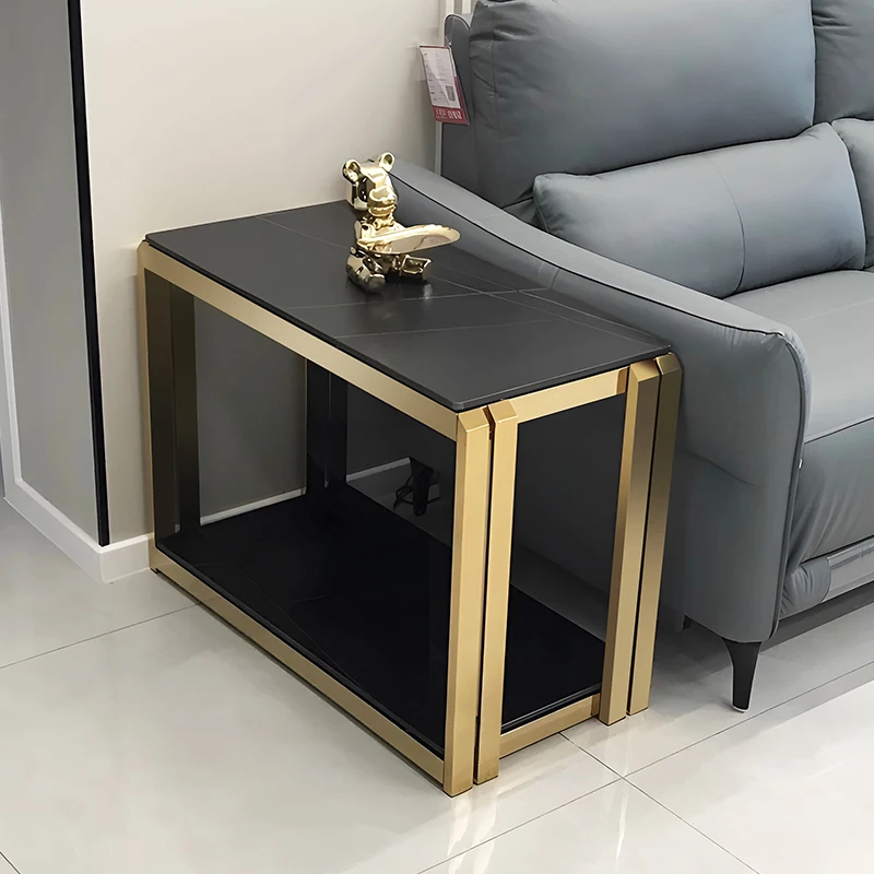 Light luxury wood language stainless steel brand rock slab rectangular sofa side table modern simple side cabinet corner
Light luxury wood language stainless steel brand rock slab rectangular sofa side table modern simple side cabinet corner