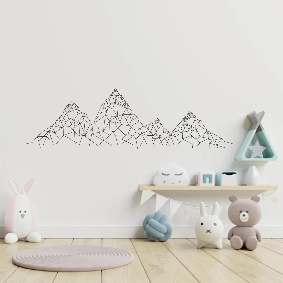 Geometric Mountain Wall Decal - Creative, Removable Mural for Personalized Decor in Living Rooms, Bedrooms - Landscape - Inspire
Geometric Mountain Wall Decal - Creative, Removable Mural for Personalized Decor in Living Rooms, Bedrooms - Landscape - Inspire