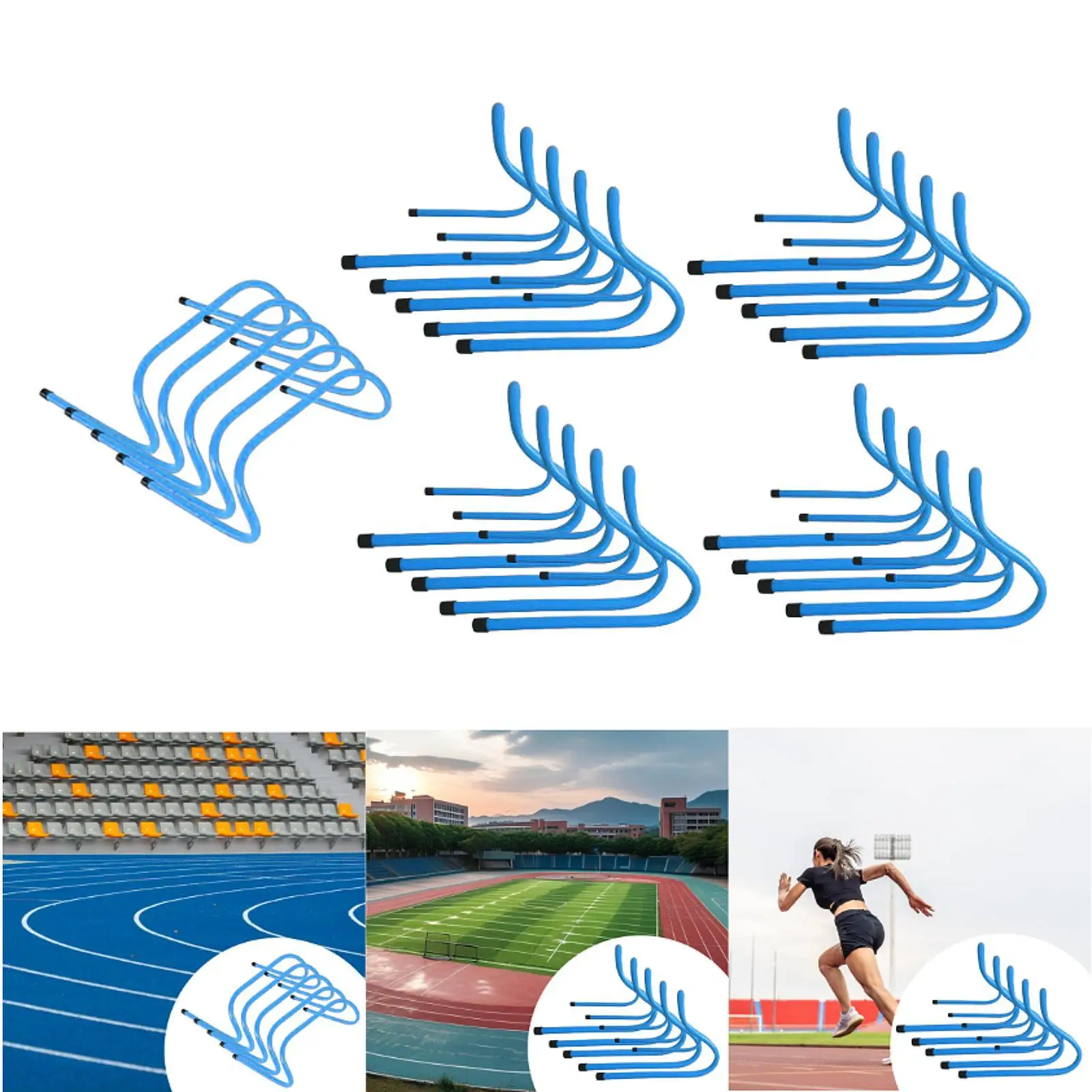 5 Pieces Agility Speed Training Hurdles Obstacles Speed Hurdles for Foot Exercise Soccer Hurdle Training Workout Outdoor Sports
5 Pieces Agility Speed Training Hurdles Obstacles Speed Hurdles for Foot Exercise Soccer Hurdle Training Workout Outdoor Sports