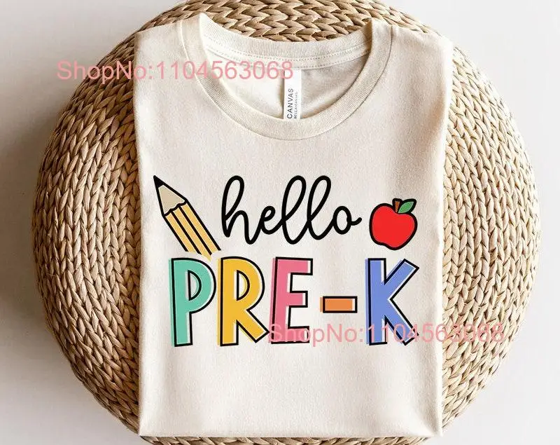Футболка Hello Pre K Teacher PreK SweaT для команды с длинными или короткими рукавами
Футболка Hello Pre K Teacher PreK SweaT для команды с длинными или короткими рукавами
