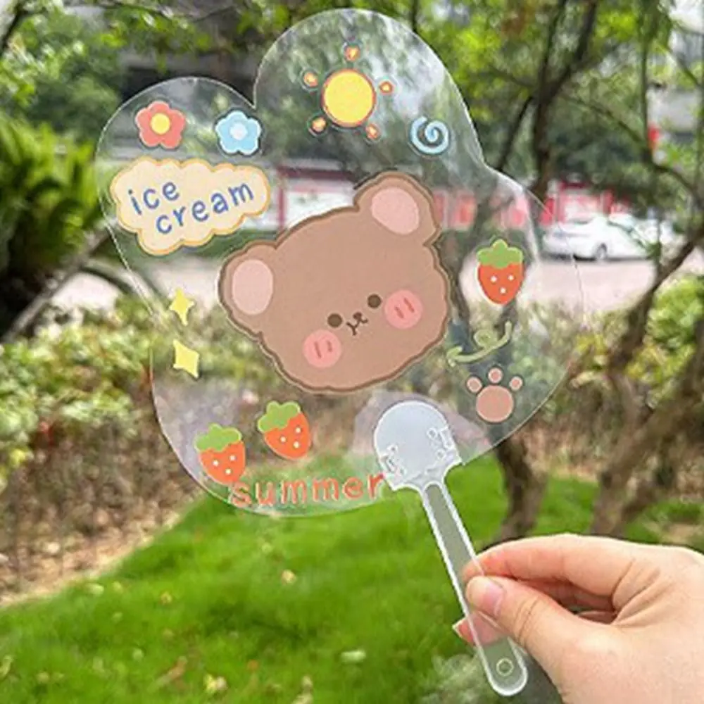 Easy Use DIY Transparent Hand Fans Handicrafts Portable DIY Blank Fan Cute Graffiti Fan Supplies
Easy Use DIY Transparent Hand Fans Handicrafts Portable DIY Blank Fan Cute Graffiti Fan Supplies