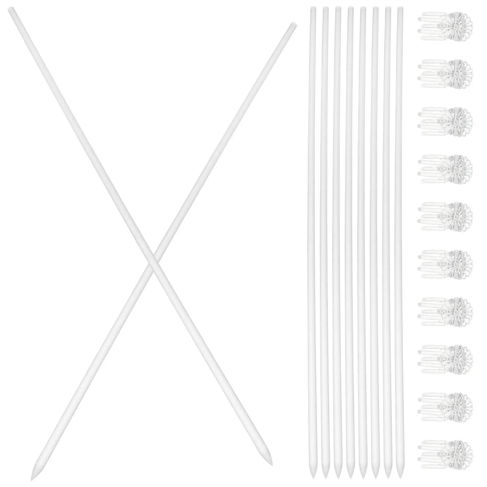 1 set 1 Set Acrylic Plant Support Stakes Transparent Stem Support Pole For Potted Plants Orchid Clips Climbing Scaffold Garden
1 set 1 Set Acrylic Plant Support Stakes Transparent Stem Support Pole For Potted Plants Orchid Clips Climbing Scaffold Garden
