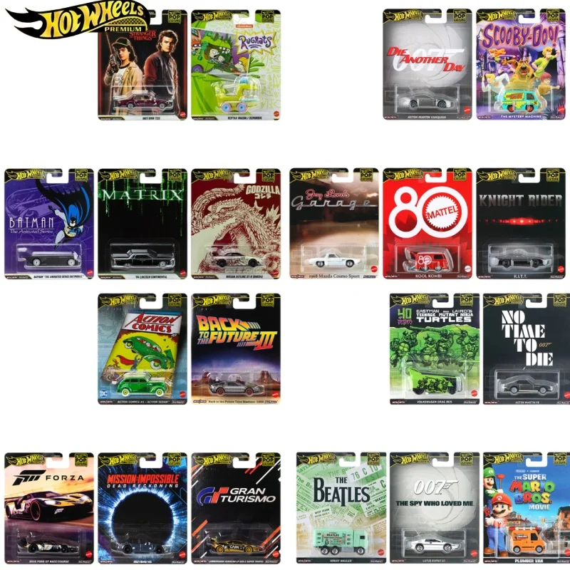 Hot Wheels Popular Culture Set Имитационная модель автомобиля, маленький спортивный автомобиль из сплава, модель игрушечного автомобиля для детей и мальчиков
Hot Wheels Popular Culture Set Имитационная модель автомобиля, маленький спортивный автомобиль из сплава, модель игрушечного автомобиля для детей и мальчиков