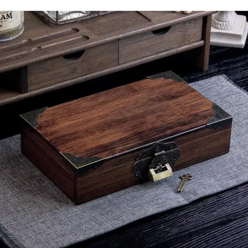 Retro Bamboo Storage Box Flip Cover Wooden Boxes Home Storage Organizer Jewelry Boxes Cosmetic Box Decorative Storage Bin Gift
Retro Bamboo Storage Box Flip Cover Wooden Boxes Home Storage Organizer Jewelry Boxes Cosmetic Box Decorative Storage Bin Gift