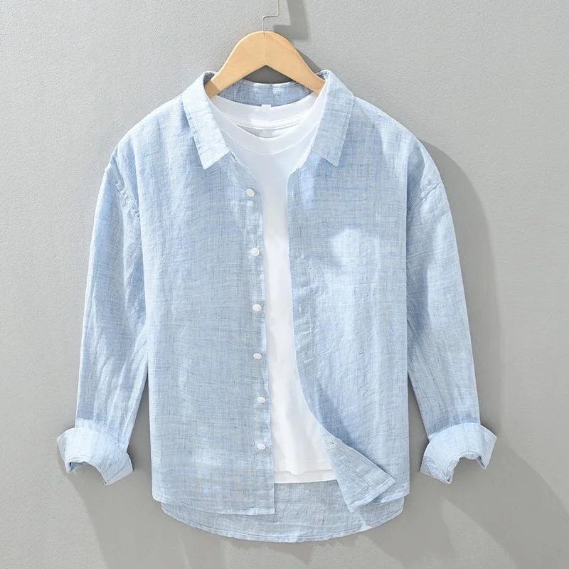 Men's Linen Long Sleeve Casual Loose Cotton Linen Shirt Spring Summer Fashion Urban Style Standard Fit Open Cardigan
Men's Linen Long Sleeve Casual Loose Cotton Linen Shirt Spring Summer Fashion Urban Style Standard Fit Open Cardigan