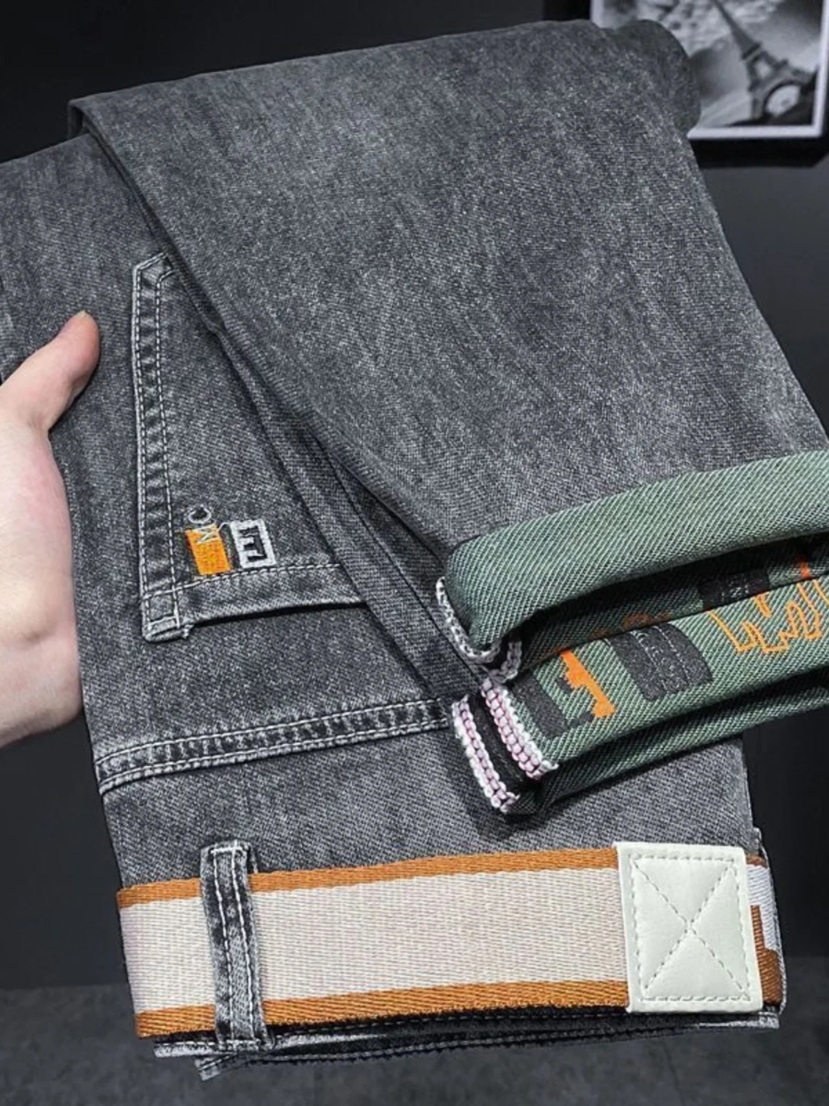 Свободные прямые мужские джинсы e ey, элитные повседневные модные облегающие летние новые хлопковые эластичные джинсы
Свободные прямые мужские джинсы e ey, элитные повседневные модные облегающие летние новые хлопковые эластичные джинсы