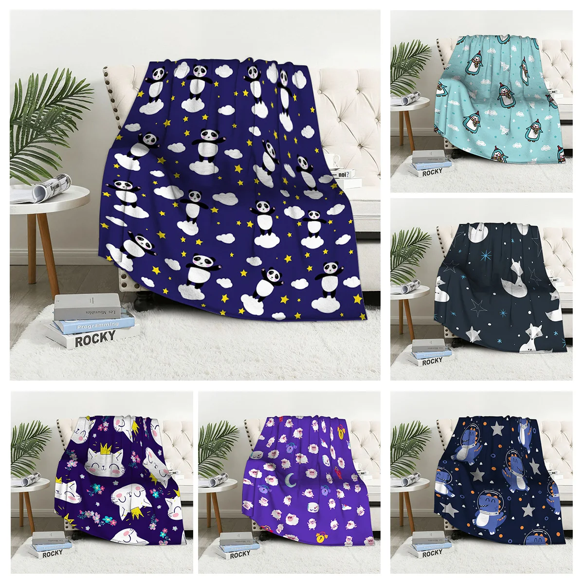 Home decoration plush Throw Sofa blanket Bedspread bed fluffy soft decor Plaid Modern Halloween cute animal cartoon cats
Home decoration plush Throw Sofa blanket Bedspread bed fluffy soft decor Plaid Modern Halloween cute animal cartoon cats