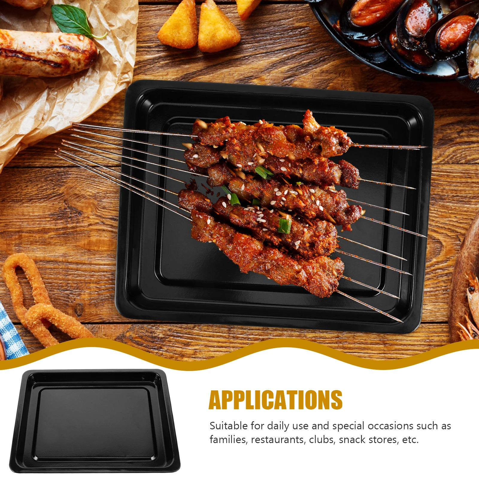 Grill Plate Cake Pans Shape Enamel Rectangular Cookie Baking Oven Tray with Cover
Grill Plate Cake Pans Shape Enamel Rectangular Cookie Baking Oven Tray with Cover