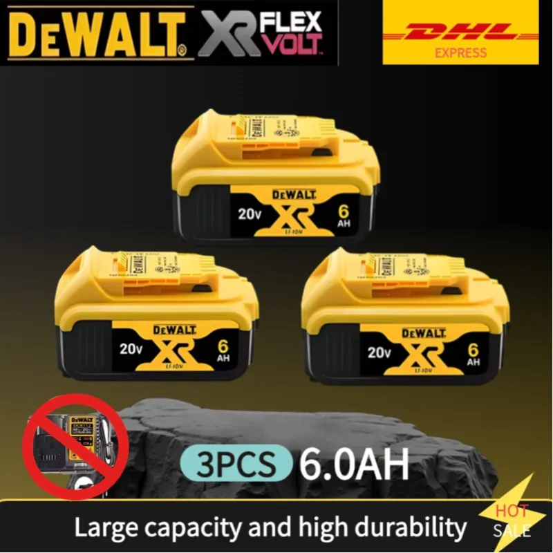 Dewalt 20V Battery 6.0Ah ower Tool BatteryPower Original DEWALTLithium-Ionen-Replacement Battery DCB200 Rechargeable DCD887 DCD 
Dewalt 20V Battery 6.0Ah ower Tool BatteryPower Original DEWALTLithium-Ionen-Replacement Battery DCB200 Rechargeable DCD887 DCD