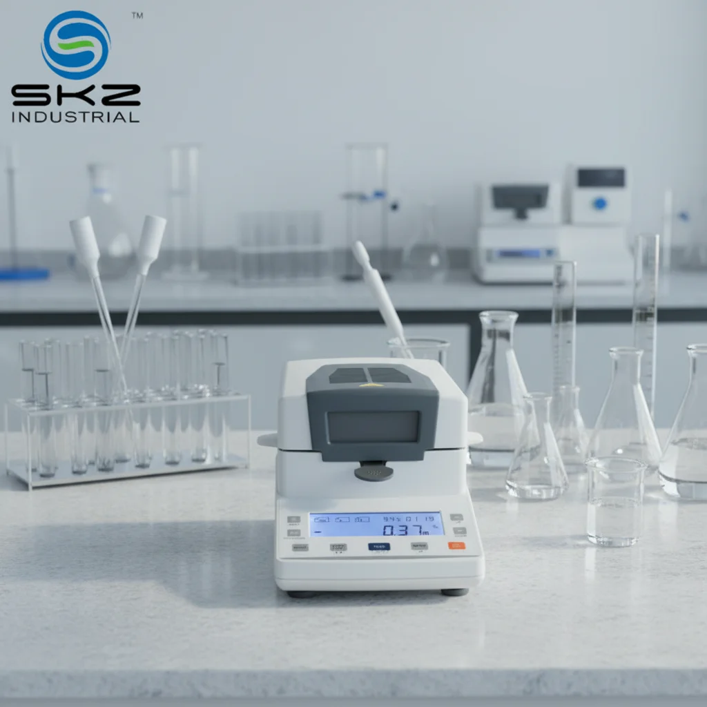 SKZ111L-2 Wide Range 0.00%-100% Range 0.04% Accuracy Halogen Lamp Heating Printer Connectable Halogen Moisture Meter in Industry
SKZ111L-2 Wide Range 0.00%-100% Range 0.04% Accuracy Halogen Lamp Heating Printer Connectable Halogen Moisture Meter in Industry