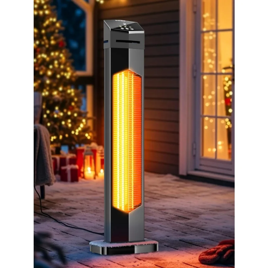 1500W Patio Heater for Outdoor Use IPX5 Electric Infrared Heater with Remote and Timer Fast Heating Indoor Outside Portable Spa
1500W Patio Heater for Outdoor Use IPX5 Electric Infrared Heater with Remote and Timer Fast Heating Indoor Outside Portable Spa