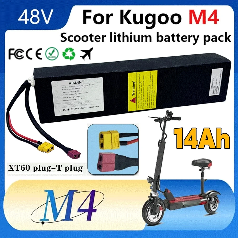 Original 48V 13S4P 14ah For Kugoo M4/ M4 Pro Electric Scooter Power ful Lithium Battery
Original 48V 13S4P 14ah For Kugoo M4/ M4 Pro Electric Scooter Power ful Lithium Battery