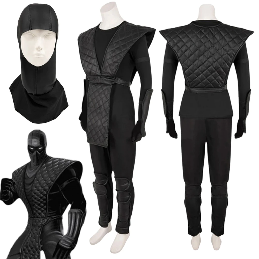 Игра Mortal Kombat Косплей ниндзя черный топ брюки костюм одежда для ролевых игр для мужчин мужской Хэллоуин карнавальный костюм для вечеринки наряд
Игра Mortal Kombat Косплей ниндзя черный топ брюки костюм одежда для ролевых игр для мужчин мужской Хэллоуин карнавальный костюм для вечеринки наряд