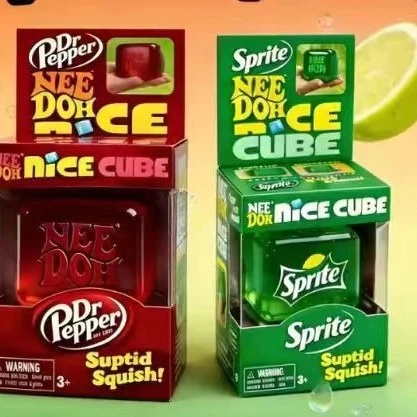2pcs Dr Pepper & Sprite Nee Doh Nice Cube Stress Reliever, Soft Squeeze Cube for Anxiety & Office Stress Relief
2pcs Dr Pepper & Sprite Nee Doh Nice Cube Stress Reliever, Soft Squeeze Cube for Anxiety & Office Stress Relief