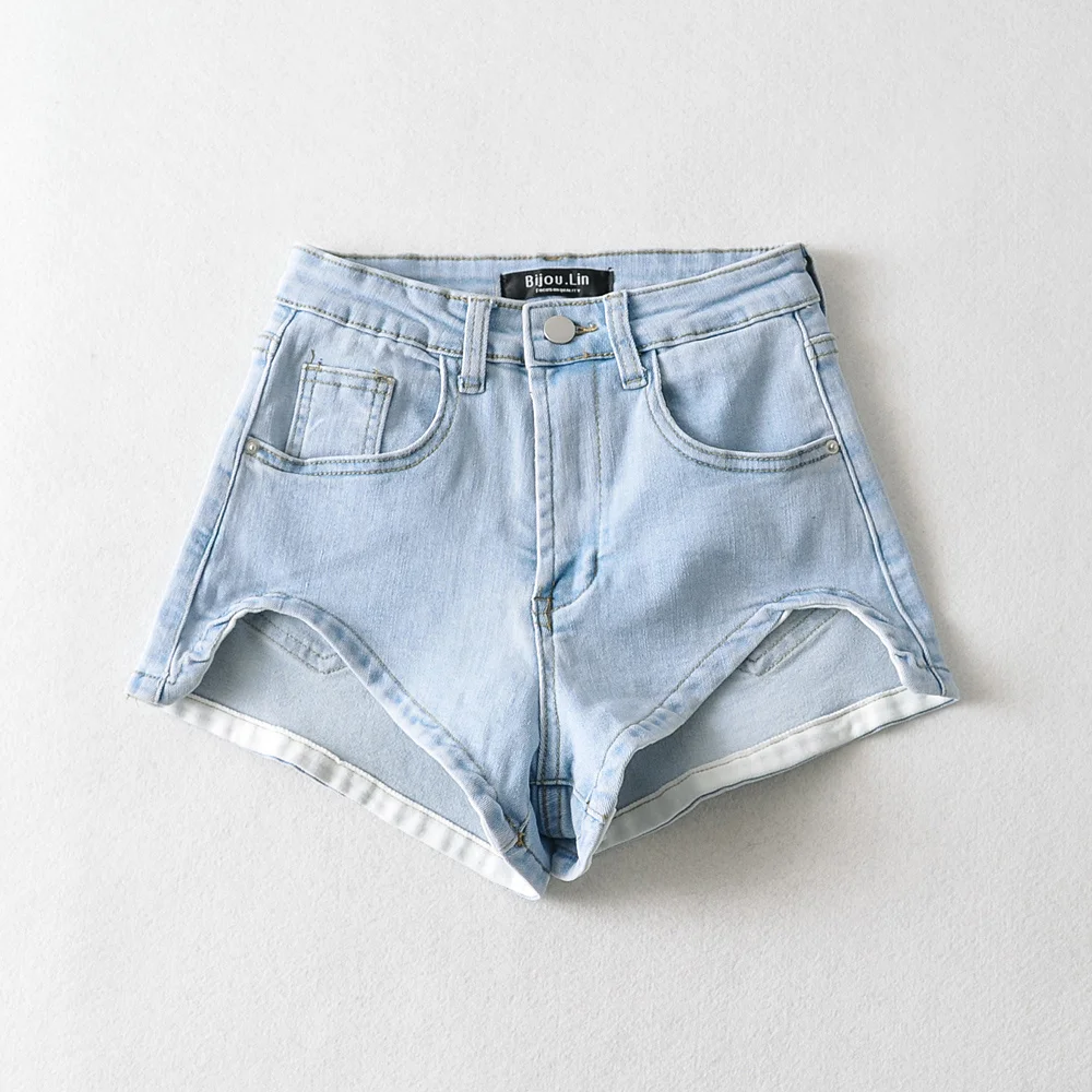 Slimming High Waist Distressed Denim Shorts Irregular Inward Wide Leg Pants Women's Fashion Summer New Style Hot Shorts
Slimming High Waist Distressed Denim Shorts Irregular Inward Wide Leg Pants Women's Fashion Summer New Style Hot Shorts