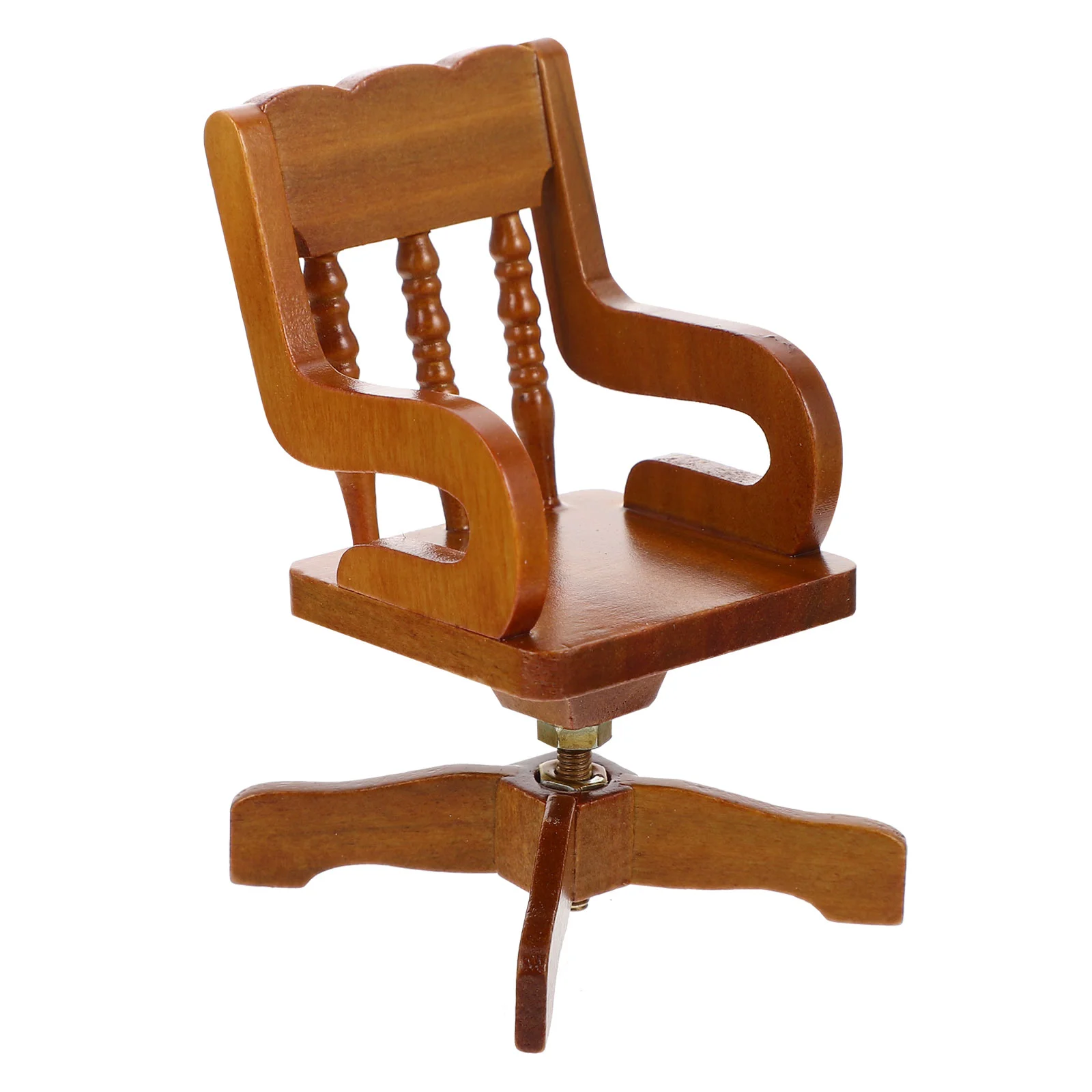 Mini Toys Swivel Chair DIY Modeling Armchair Models Brown Miniature Decor Micro Scene
Mini Toys Swivel Chair DIY Modeling Armchair Models Brown Miniature Decor Micro Scene