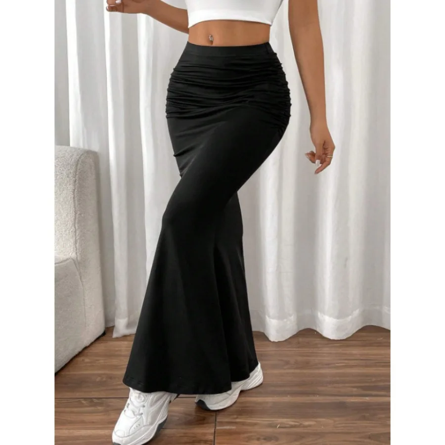 【HOT】Stock spring summer and autumn new women's skirt sexy slim bag hip pleated big skirt long dress Europe and America
【HOT】Stock spring summer and autumn new women's skirt sexy slim bag hip pleated big skirt long dress Europe and America
