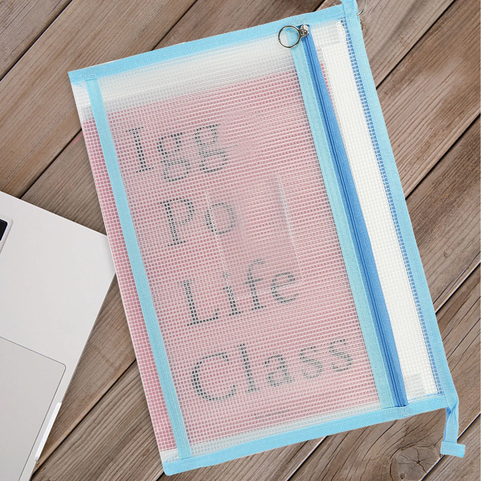 Large Capacity Document Storage Bag Mesh Zipper Pouch Portable File Organizer Mesh Design Stationery Organizer for School Office
Large Capacity Document Storage Bag Mesh Zipper Pouch Portable File Organizer Mesh Design Stationery Organizer for School Office