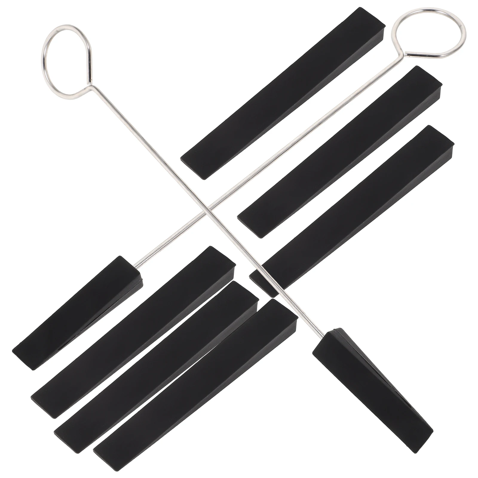 1 set 6 Pieces Piano Tuning Tools Kit 2 Mute Forks 4 Long Mute Strips Black Professional Musical Instruments Keyboard Parts
1 set 6 Pieces Piano Tuning Tools Kit 2 Mute Forks 4 Long Mute Strips Black Professional Musical Instruments Keyboard Parts